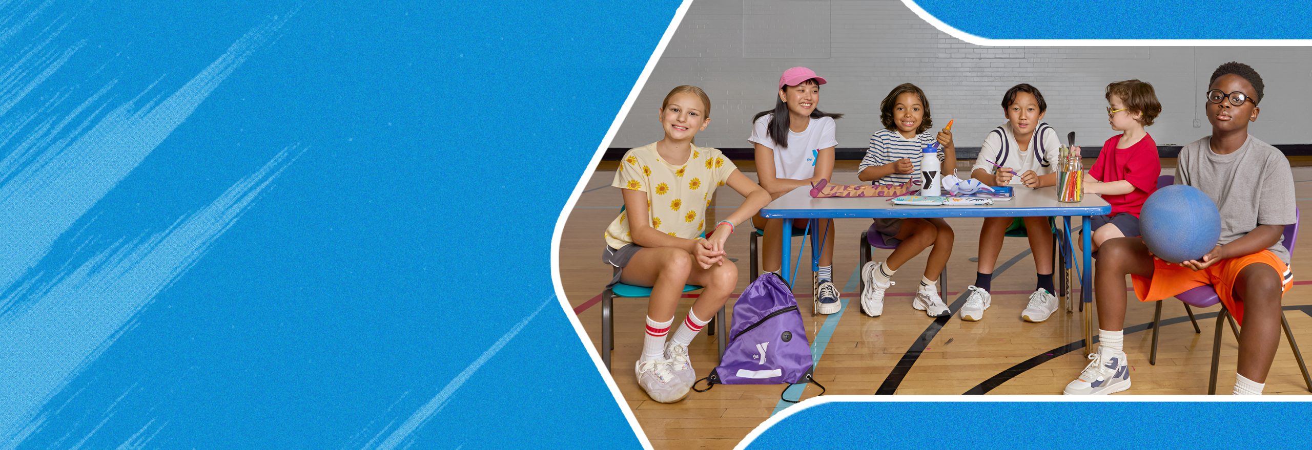 Children learning and creating together at the YMCA