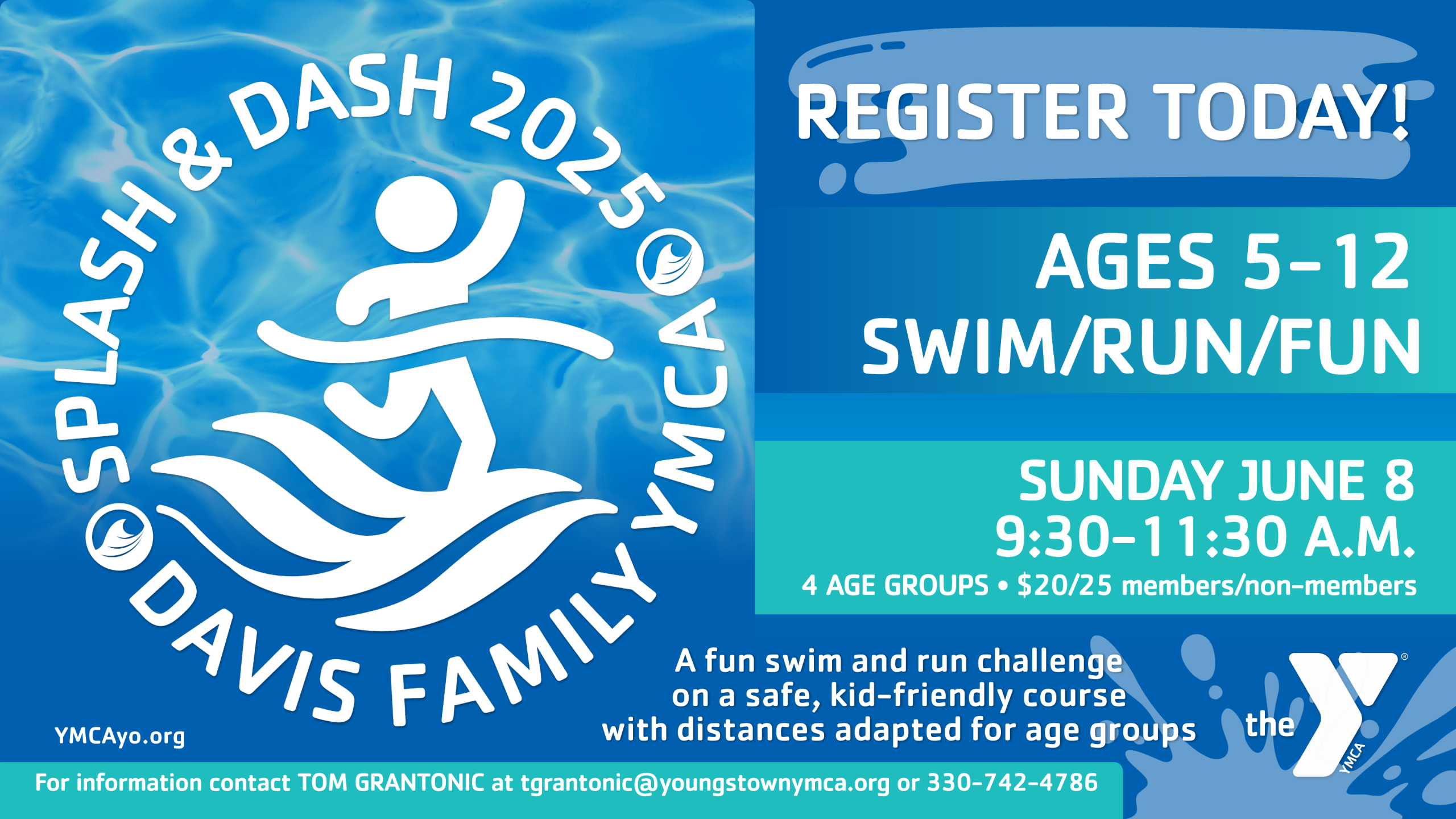 SPLASH & DASH 2025 - YMCA of Youngstown